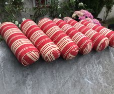 Garden Furniture bolster cushions (6)