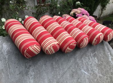 Garden Furniture bolster cushions (6)