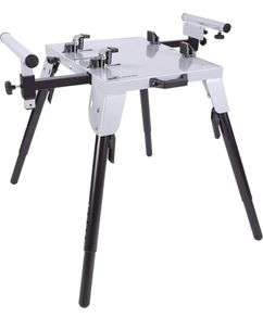 Chop Saw Stand Universal Fitting (AKA Chop Saw Table, Saw Bench) - Height Adjustable - 3M Extendable Arms & Supports Up To 225 kg - Highly Portable with Telescopic Folding Legs (FREE POSTAGE)