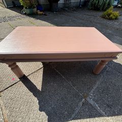 Solid wood painted coffee table
