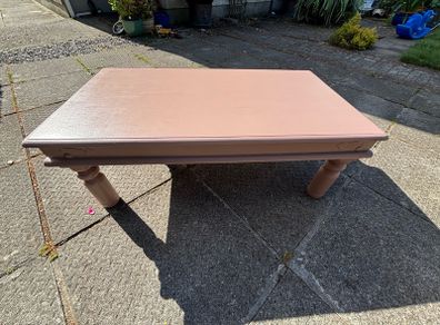 Solid wood painted coffee table