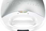Sandwich Toaster and Toastie Maker, 2-Slice, Non-Stick, 750 W, White and Stainless Steel (FREE POSTAGE)