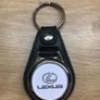 Synthetic leather Lexus key ring with shopping trolley token/coin Image 2