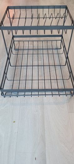 Black Metal 2-Tier Dish Drainer / Rack (Bronx brand - Next.ie)