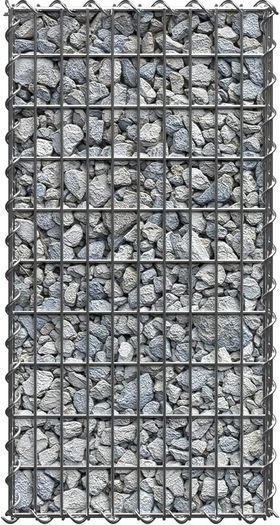 Gabion Stone Basket, Corrosion Resistant and Durable, Mesh 5 x 10 cm,