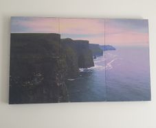 Very large photograph on canvas of Cliffs of Moher