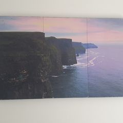 Very large photograph on canvas of Cliffs of Moher