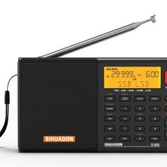 Sihuadon D-808 Portable Digital Radio FM stereo/ SW / MW / LW SSB RDS Air Band Multi Band Radio New