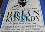 Promotional Poster For Brian Kennedy Tour  Back In 1990's