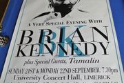Promotional Poster For Brian Kennedy Tour  Back In 1990's
