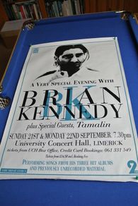 Promotional Poster For Brian Kennedy Tour  Back In 1990's