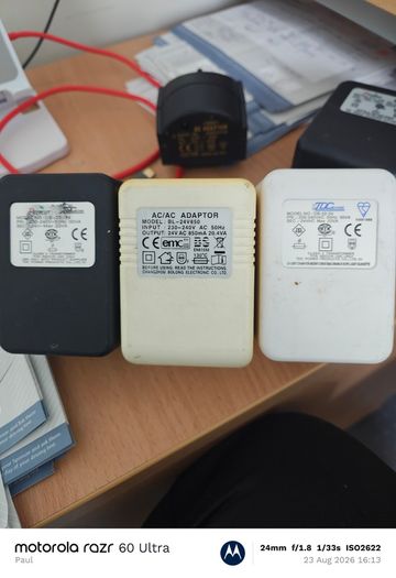 23 assorted AC Adapters