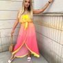 Asymmetrical ombre maxi dress Image 3