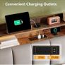 3ft Single Bed Frame with Storage Upholstered Headboard, LED Light & Charging Station Image 4
