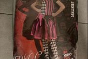 Freaky Jester Halloween Costume Girl