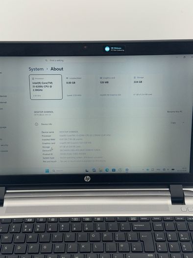 HP ProBook 450 G3 | i5-6200U | 8GB RAM | 224GB SSD | Good Battery | Fully Working