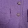Avalon Lilac Purple Boucle Wool Jacket Blazer 12UK/40EU Image 4