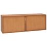 TV Cabinet 110x30x40 cm Solid Teak Wood Image 4
