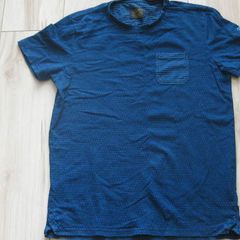 Petrol Industries men's navy blue casual style top denim look size medium to large