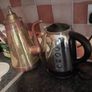 Unusual coffee pot brass & copper Image 7