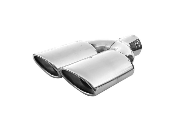 Brand New Double exhaust trim tailpipe exhaust universal muffler