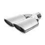 Brand New Double exhaust trim tailpipe exhaust universal muffler Image 3