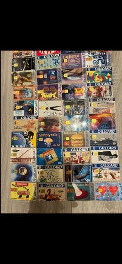 Call cards Irish all me doubles start at 1 euro each most are 2 euro each