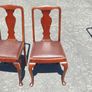 6 Hardwood Vintage Dining Chairs Image 7