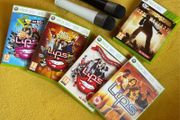 Xbox 360 Wireless Microphones and karaoke games