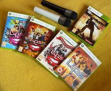 Xbox 360 Wireless Microphones and karaoke games