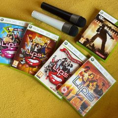 Xbox 360 Wireless Microphones and karaoke games