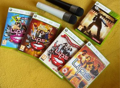 Xbox 360 Wireless Microphones and karaoke games