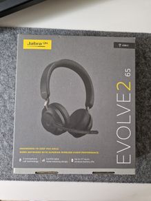 Modern Jabra headphones for work