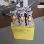 Cheese block with 6 knives Image 2