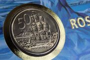 Antarctica first day coin stamp cover 1988 | HMS Endeavour New Zealand mint