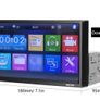 7" MP5 car single din stereo radio touchscreen Image 5