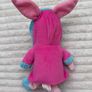 Disney Winnie The Pooh Piglet In Dressing Gown Robe approx. 35 cm. Plush Used Please see photos Image 5