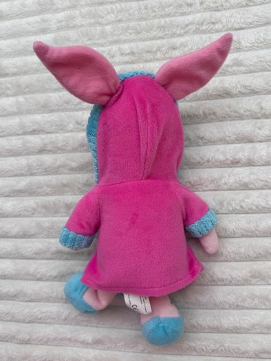 Disney Winnie The Pooh Piglet In Dressing Gown Robe approx. 35 cm. Plush Used Please see photos