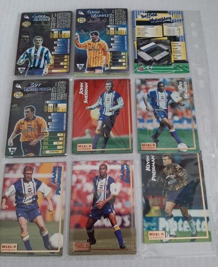 Sheffield Wed vintage football cards