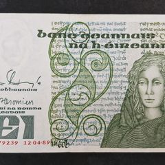 Ireland 1 Pound 1989 Queen Medb (FGK) Banknote