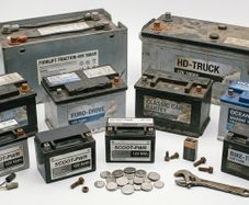 Old car van truck scooter batteries