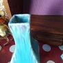 Pair of Pretty Blue Vases Image 3