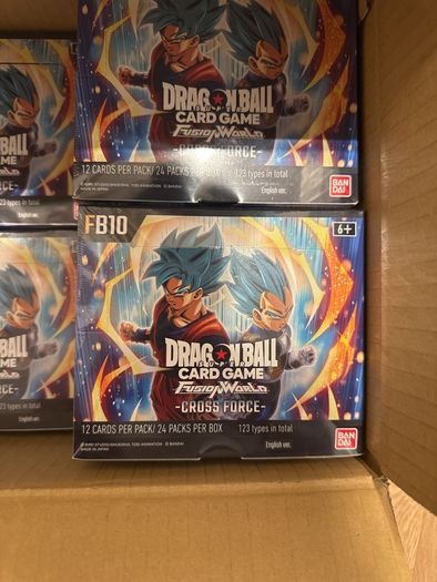 Dragonball Fusion World TCG FB10 Cross Force English Sealed