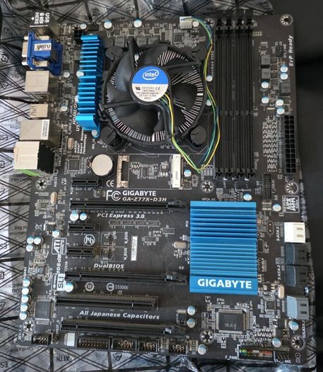 Intel i5 3570K + Gigabyte Z77X-D3H Motherboard + G.Skill 32GB DDR3 RAM Bundle