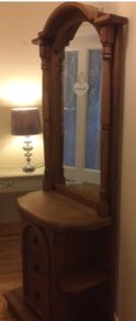 Solid Mexican Pine Hall Stand