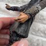 Lord of the Rings Helm's Deep Aragorn Action Figure Damaged NO Finger approx. 16 cm. Used Please see photos Image 10