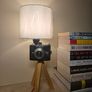 unique handmade vintage camera lamp Image 2