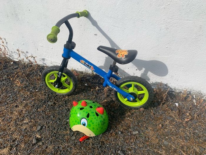 Kids Balance Bike and Helmet