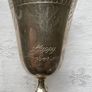 Vintage  Plated (Silver) wedding anniversary goblet Image 2