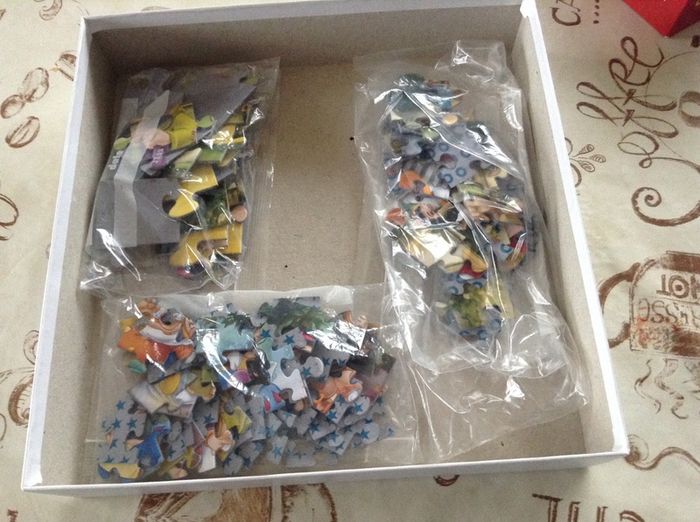Disney Snow White jigsaw puzzle,3 in 1